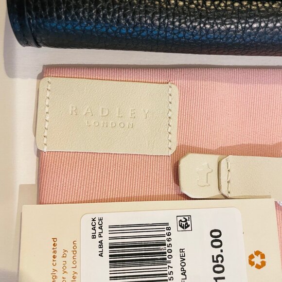 Radley London Alba Place Medium Flapover Wallet, Style# S1506673, black - Picture 9 of 14